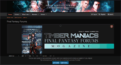 Desktop Screenshot of finalfantasyforums.net